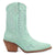Dingo Womens Tiny Pony Bootie Mint Suede 8in Fashion Boots