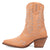 Dingo Womens Tiny Pony Bootie Peach Suede 8in Fashion Boots