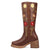 Dingo Womens Bloom Brown Leather 14in Cowboy Boots