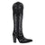 Dingo Womens Double Take Black Suede 18in Cowboy Boots