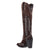 Dingo Womens Double Take Brown Suede 18in Cowboy Boots