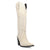 Dingo Womens Double Take White Suede 18in Cowboy Boots