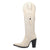 Dingo Womens Double Take White Suede 18in Cowboy Boots