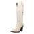 Dingo Womens Double Take White Suede 18in Cowboy Boots