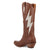 Dingo Womens Thunderbolt Brown Leather 14in Cowboy Boots