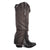 Dingo Womens Shabby Black Leather 16in Cowboy Boots