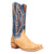 Dan Post Mens Brady Tan/Blue Full Quill Ostrich Cowboy Boots