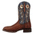 Dan Post Mens Marsh Cognac/Blue Caiman 12in Cowboy Boots