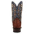 Dan Post Mens Marsh Cognac/Blue Caiman 12in Cowboy Boots