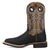 Dan Post Mens Royston Black/Honey Leather 11in Cowboy Boots