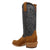 Dan Post Womens Lanessa Tan/Blue Suede 13in Cowboy Boots