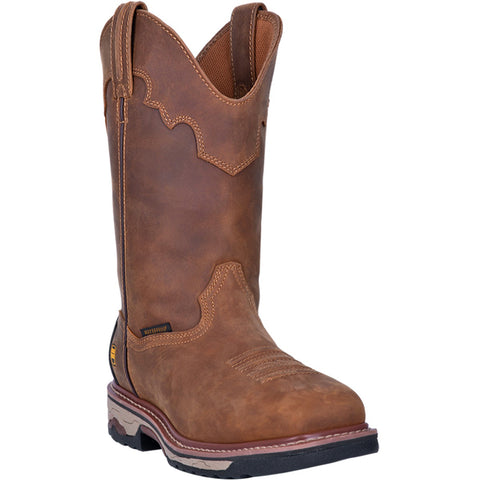 Dan Post Mens Blayde Waterproof St Cowboy Boots Leather Saddle Tan