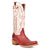 Dan Post Womens Adelaide Red/White Leather Cowboy Boots