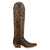 Dan Post Womens Prairie Dancer Brown Leather 18in Fringe Cowboy Boots