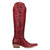 Dan Post Womens Heartland Red Leather 18in Zip Cowboy Boots