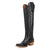 Dan Post Womens Heartland Black Leather 18in Zip Cowboy Boots