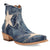 Dan Post Womens Stardust Bootie Blue Denim 6in Ankle Boots