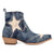 Dan Post Womens Stardust Bootie Blue Denim 6in Ankle Boots