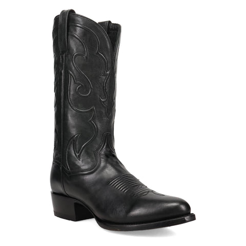 Dan Post Womens Rio Grande Black Leather 13in Cowboy Boots