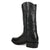 Dan Post Womens Rio Grande Black Leather 13in Cowboy Boots