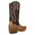 Dan Post Womens Grit Tan/Dark Brown FQ Ostrich 13in Cowboy Boots