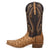 Dan Post Womens Grit Tan/Dark Brown FQ Ostrich 13in Cowboy Boots