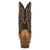 Dan Post Womens Grit Tan/Dark Brown FQ Ostrich 13in Cowboy Boots