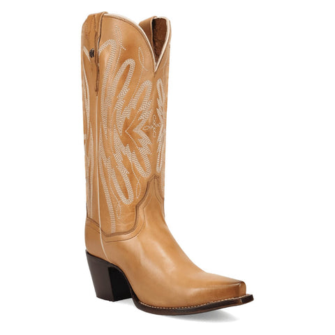 Dan Post Womens Mila Tan Leather 13in Cowboy Boots
