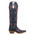 Dan Post Womens America 250 Blue Leather 18in Cowboy Boots