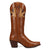 Dan Post Womens Marsala Whiskey Leather 13in Flower Cowboy Boots