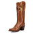 Dan Post Womens Marsala Whiskey Leather 13in Flower Cowboy Boots