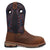 Dan Post Mens Saddlebred Waterproof Steel Toe Brown/Navy Leather Work Boots