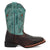 Dan Post Kids Unisex Salina Brown/Turquoise Leather Cowboy Boots