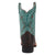Dan Post Kids Unisex Salina Brown/Turquoise Leather Cowboy Boots