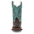 Dan Post Kids Unisex Salina Brown/Turquoise Leather Cowboy Boots