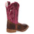 Dan Post Kids Unisex Salina Tan/Pink Leather Cowboy Boots