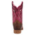 Dan Post Kids Unisex Salina Tan/Pink Leather Cowboy Boots