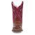 Dan Post Kids Unisex Salina Tan/Pink Leather Cowboy Boots