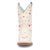 Dan Post Kids Girls Starlett White Multi Leather 8in Cowboy Boots