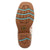 Dan Post Kids Girls Starlett White Multi Leather 8in Cowboy Boots