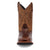 Dan Post Kids Unisex Jet Chocolate/Brown Leather Cowboy Boots