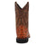 Dan Post Kids Unisex Jet Cognac/Tan Leather Cowboy Boots