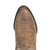Durango Womens Driftwood Faux Leather Crush Shortie Cowboy Boots
