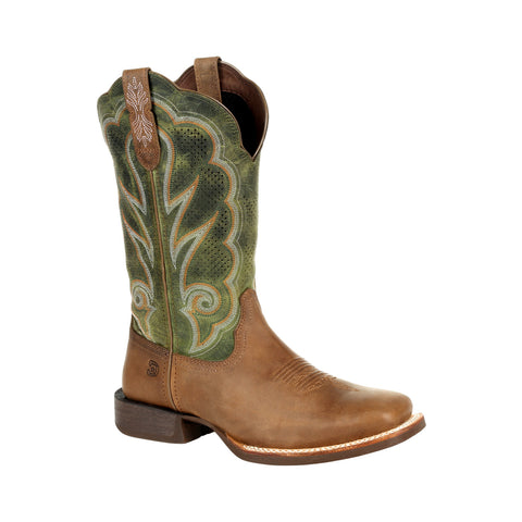 Durango Womens Dusty/Olive Leather Rebel Pro Ventilated Cowboy Boots