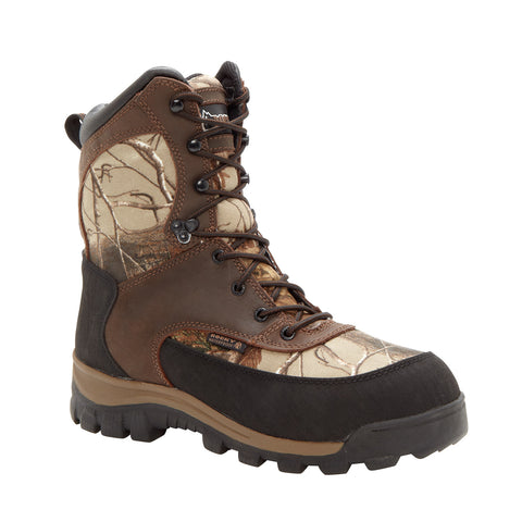 Rocky Mens Brown/Realtree AP Leather Core WP 400G Hunting Boots