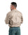 Berne Apparel Mens Flame Resistant Button Down Work Khaki Cotton Blend L/S Shirt