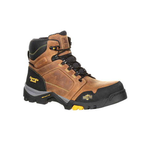 Georgia Mens Trail Crazy Horse Leather Amplitude WP CT Work Boots