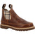 Georgia Womens Paisley Chelsea Romeo Brown Leather Work Boots
