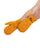 Berne Mens Sherpa-Lined Gold Leather Mittens