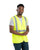 Berne Mens Hi Vis Class 2 Economy Mesh Yellow 100% Polyester Vest